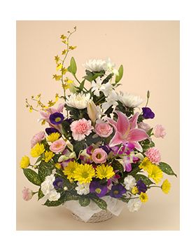 sympathy arrangement basket