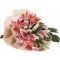 send pink lilies bouquet to japan